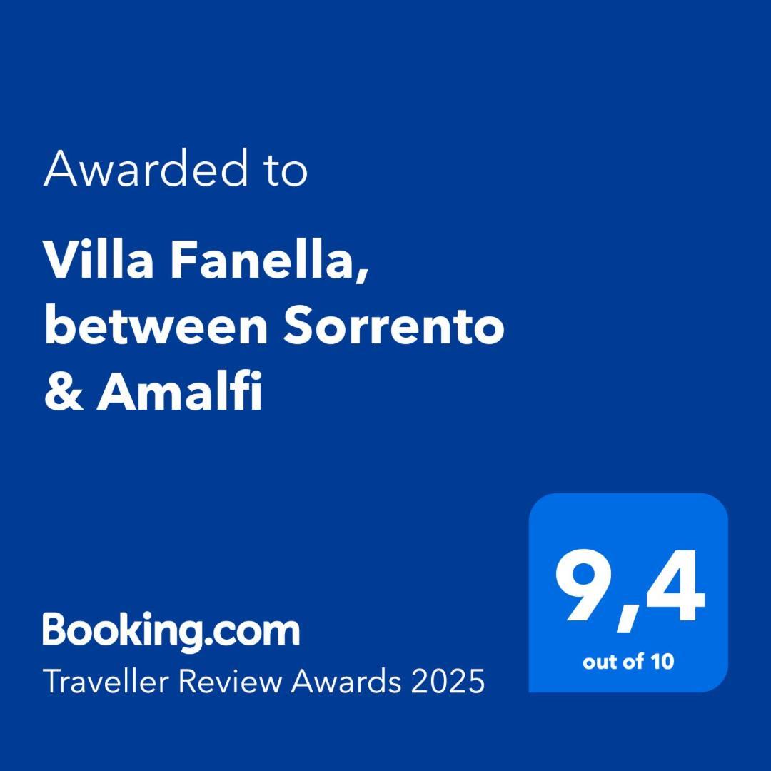 Villa Fanella, Independent House Between Sorrento & Amalfi ปิอาโนดิซอร์เรนโต ภายนอก รูปภาพ